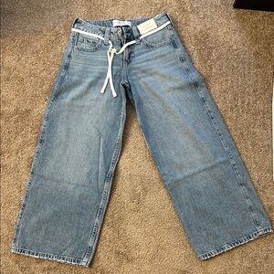 Hollister Low Rise Super Baggy Jean